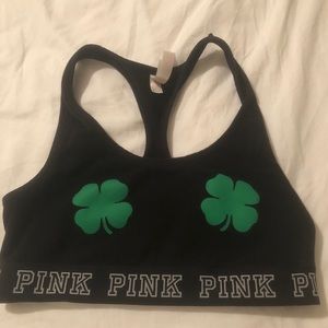 Pink VS sports bra